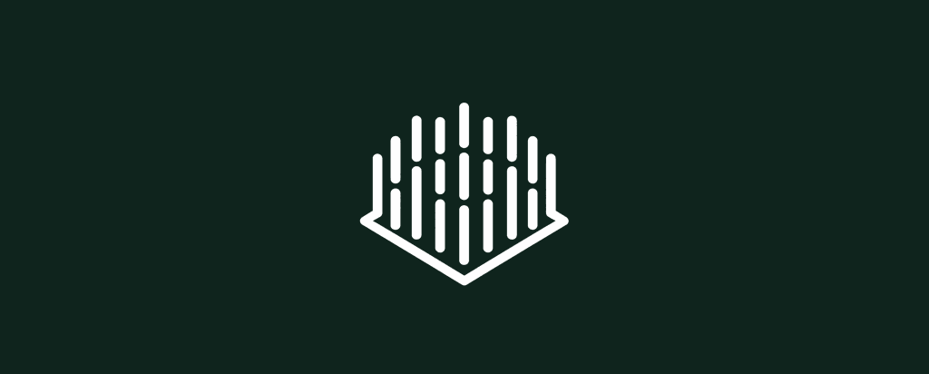 Relativity Invest logo in white on a dark green background